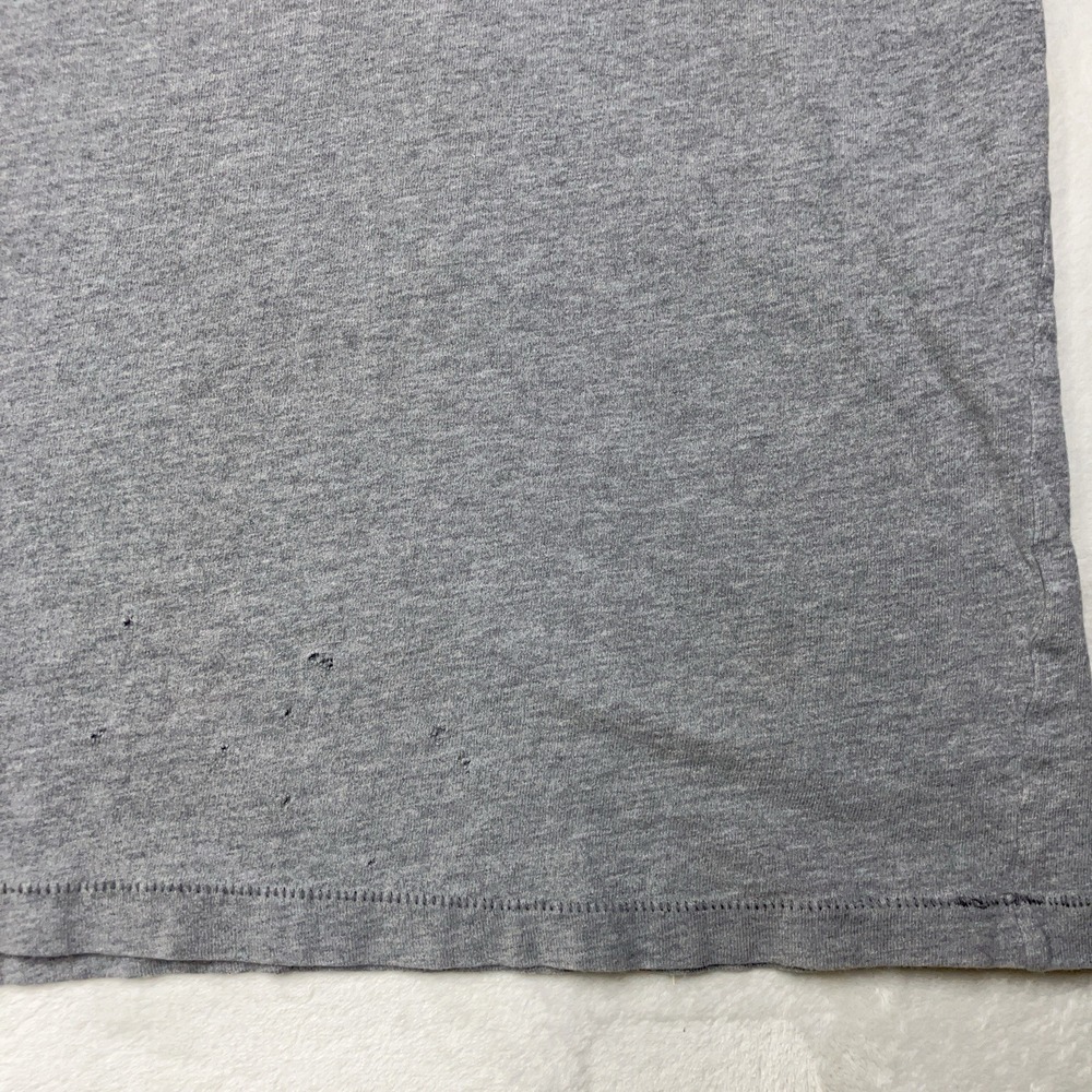 Y2K Abercrombie & Fitch Muscle T-Shirt Mens 2XL Single Stitch Raised Velvet Logo - Picture 4 of 7